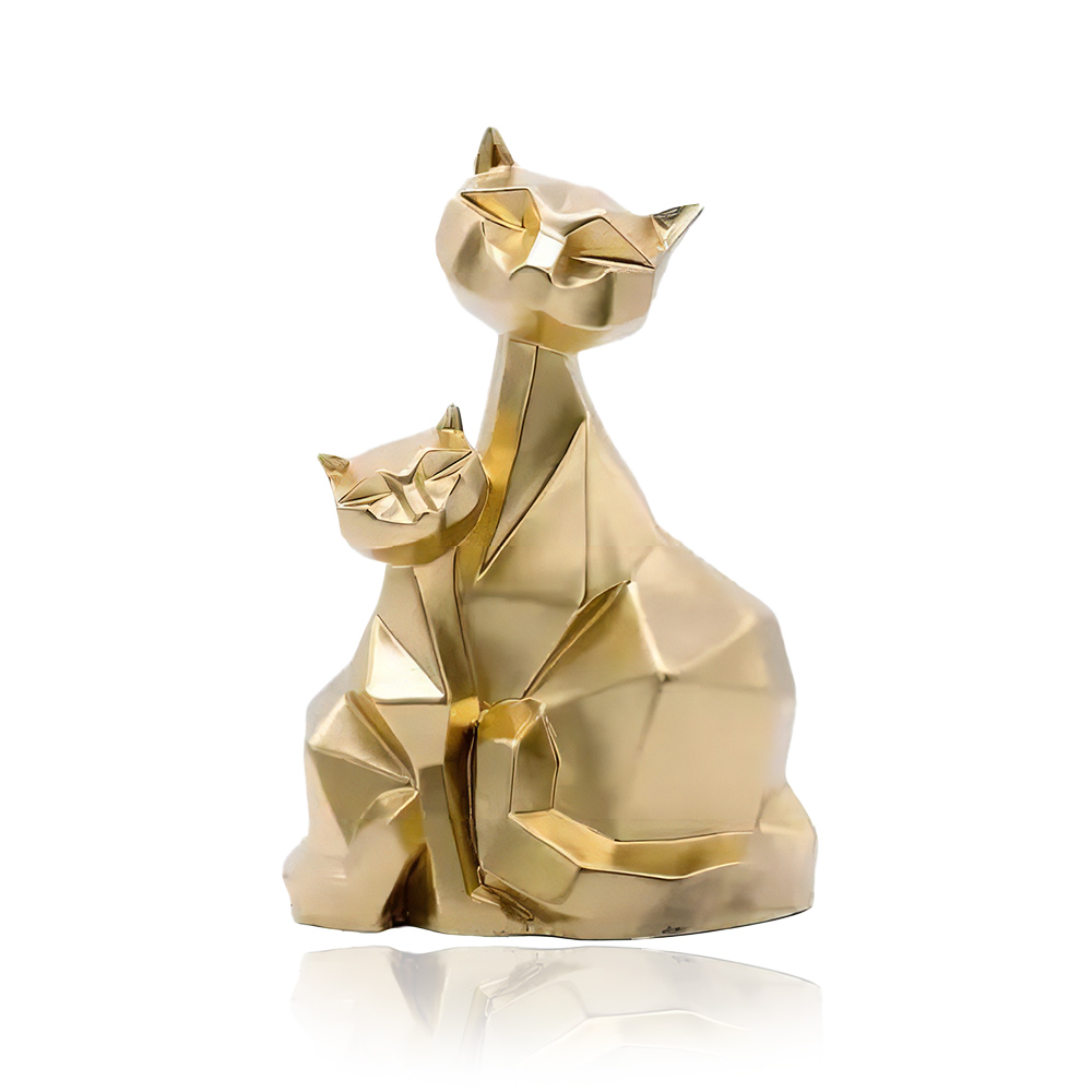 Cat Pair Statue