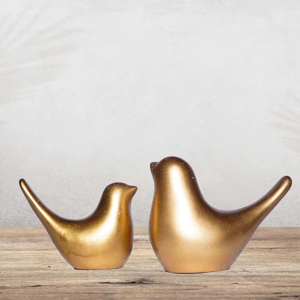 Golden Decorative Birds