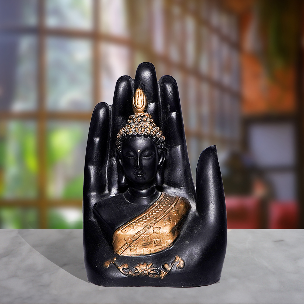Handcrafted Palm Buddha Idol
