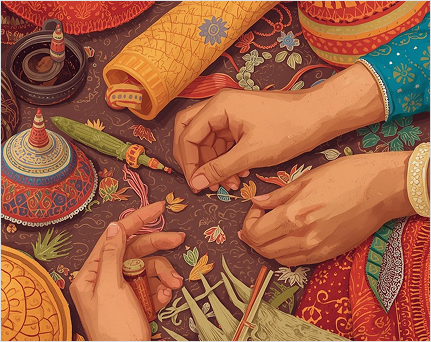 Custom Handicrafts: Designing Personalized Art with Indian Roots